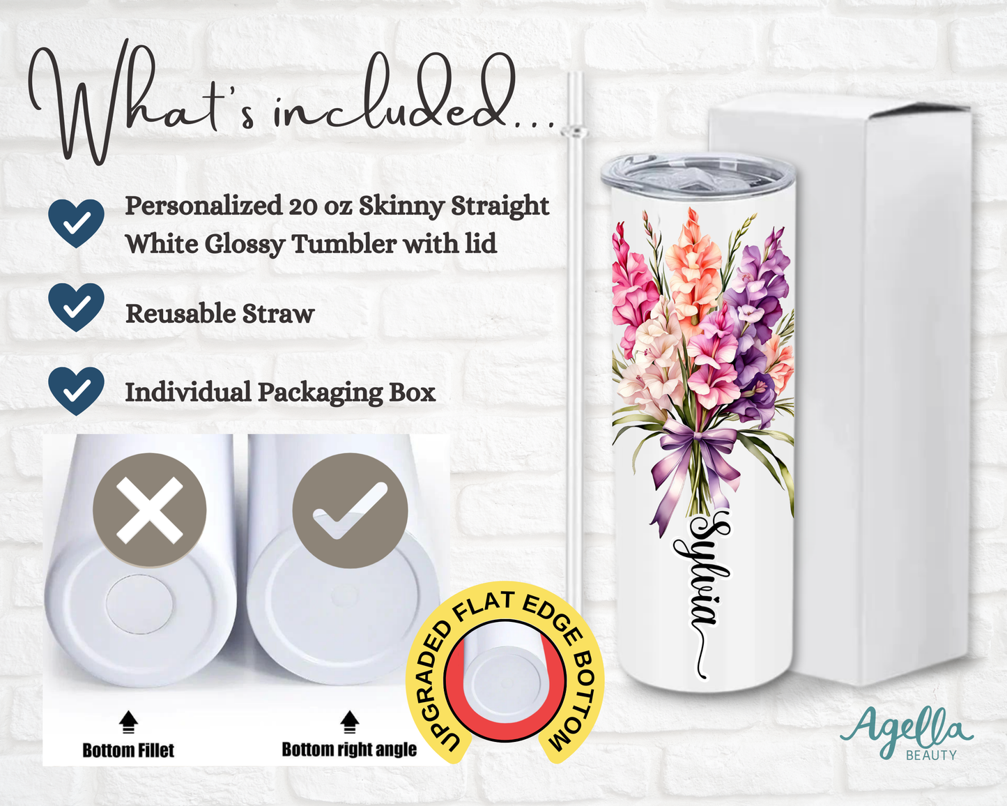 Birth Month Flower Tumbler - September