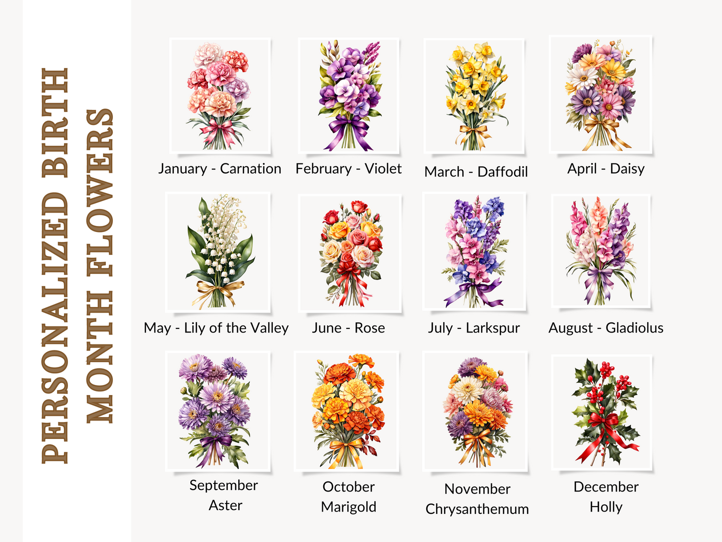 Birth Month Flower Tumbler - September