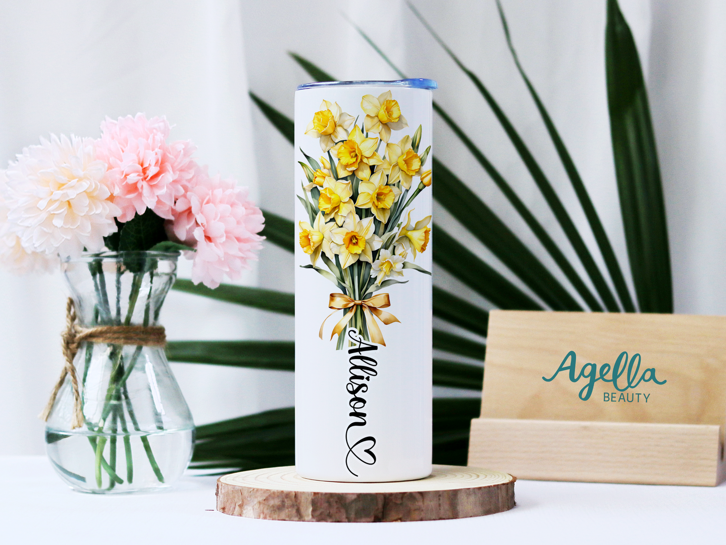 Birth Month Flower Tumbler - March
