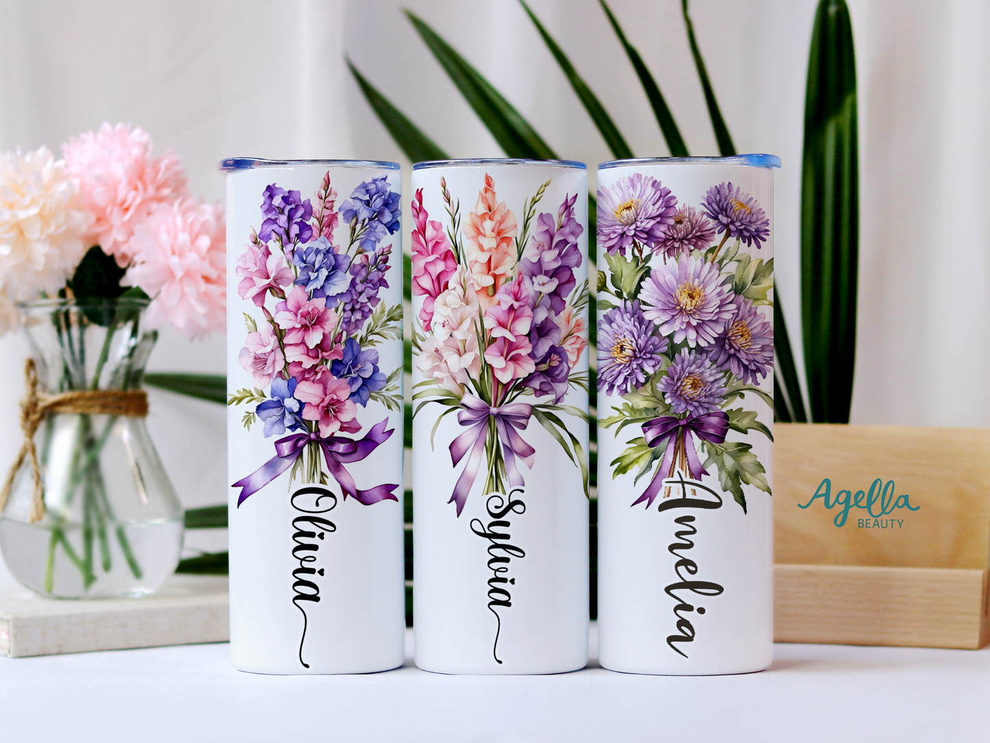 Birth Month Flower Tumbler - December