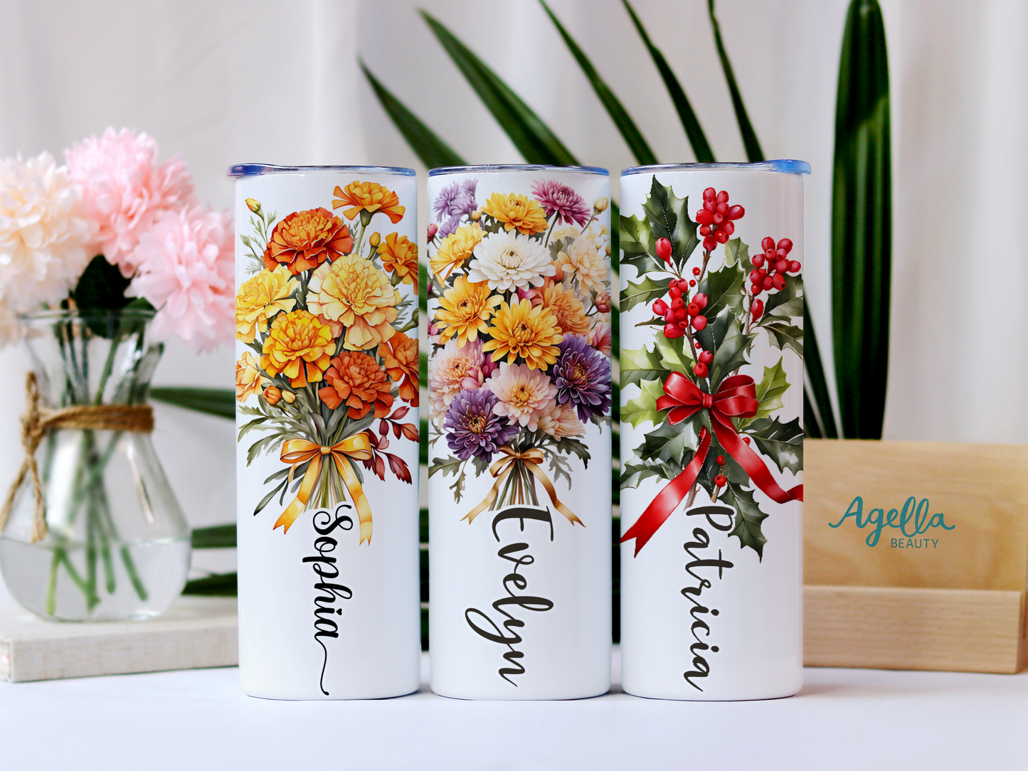 Birth Month Flower Tumbler - December