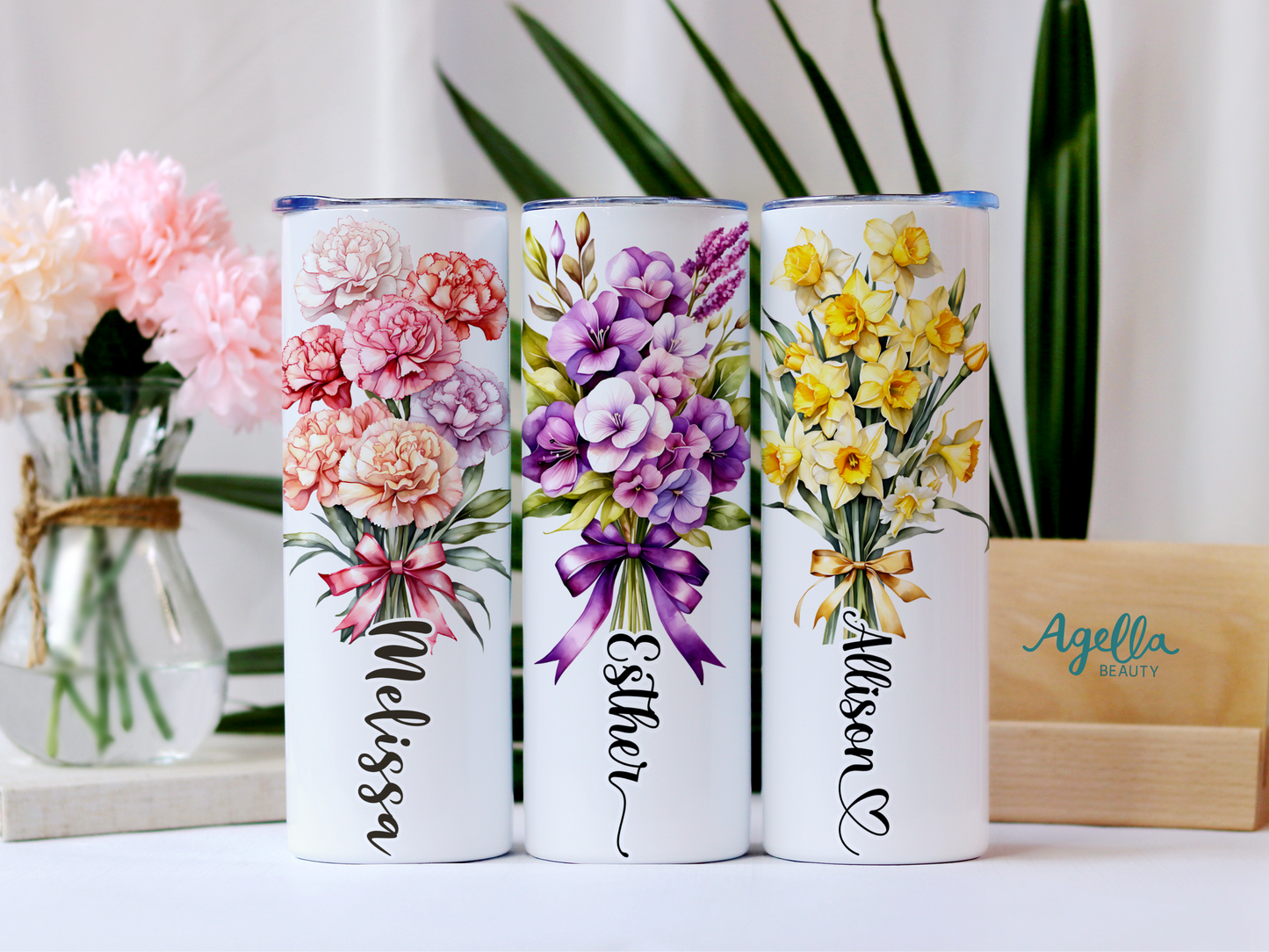 Birth Month Flower Tumbler - December