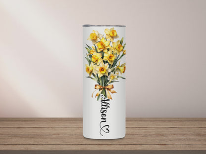 Birth Month Flower Tumbler - March